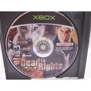 Dead to Rights Xbox Microsoft Disc Only No Manual Namco
